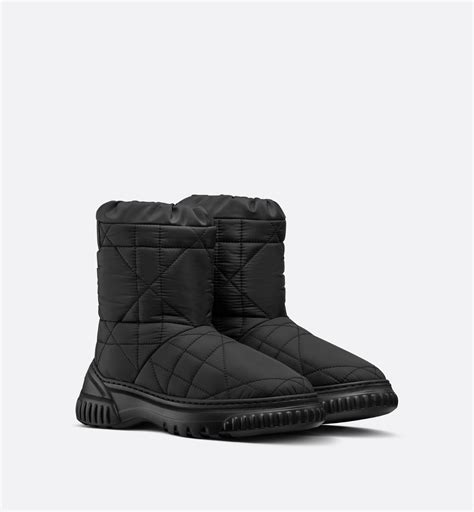 dior frost|Dior Frost Ankle Boot Black Cannage Quilted Nylon and .